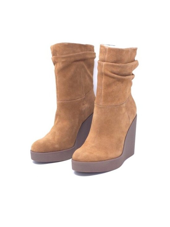 Jessica Simpson Shoes - Jessica Simpson Mynette Slouch Wedge Bootie, Tuscan Tan, 8M